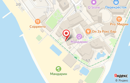 Пиццерия Папа Джонс на улице Бестужева на карте