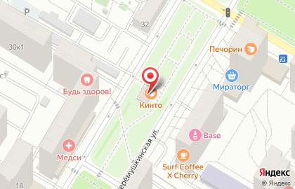 Магазин овощей и фруктов в Москве на карте