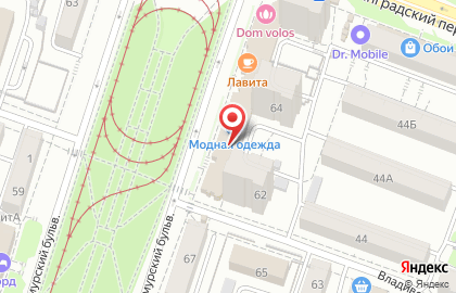 Салон Марафет на Амурском бульваре на карте