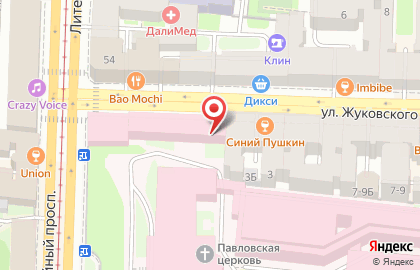 Санкт-Петербургская городская станция скорой медицинской помощи в Санкт-Петербурге на карте