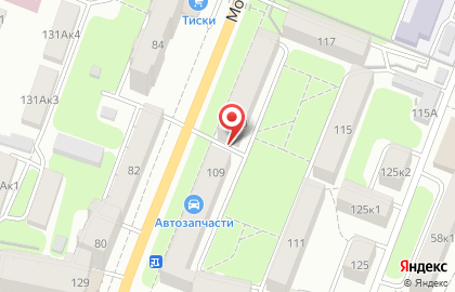 Центр уникальных товаров на Московской улице на карте