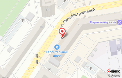 Парикмахерская Фелиция на улице Моторостроителей на карте