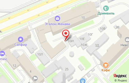 СТО Аэродром на Большом Смоленском проспекте на карте