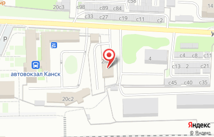 Товарная касса Канск-Енисейский на карте