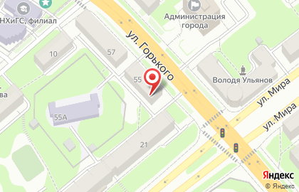 Мастерская по ремонту обуви на улице Горького на карте