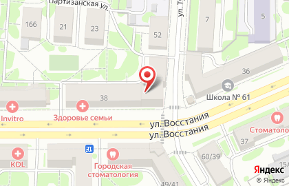 Подростковый клуб Феникс в Московском районе на карте