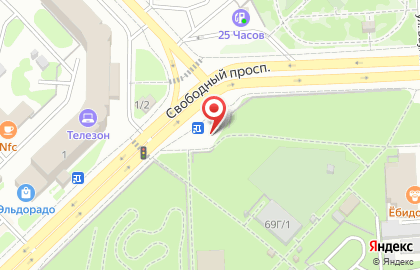 Кафе быстрого питания DёnDёner на Свободном проспекте на карте