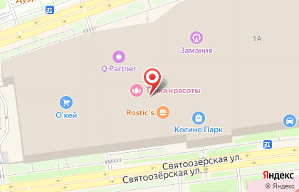 Магазин парфюмерии и косметики Элизэ на метро Лермонтовский проспект на карте