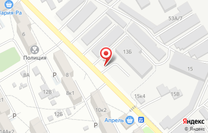 Автостоянка в Барнауле на карте