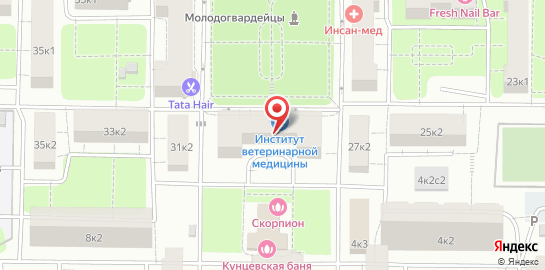 Ветеринарная клиника Институт ветеринарной медицины на карте