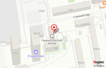 Генеральное консульство Китайской Народной Республики в г. Екатеринбурге на карте