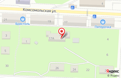 Детский сад Одуванчик №7 на Комсомольской на карте