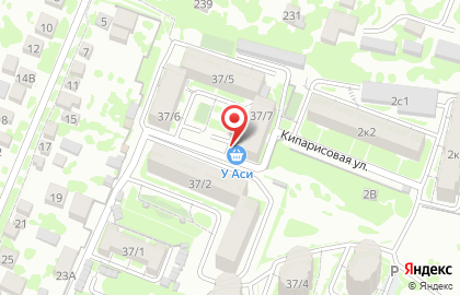 Минимаркет на Огородной улице на карте