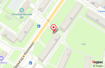 Храм в честь мученика Иоанна Воина на карте