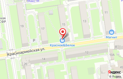Магазин продуктов Семьдесят два продукта на Красноармейской улице на карте