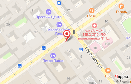 Аварийно-диспетчерская служба ТЭК СПб на Малой Морской улице на карте