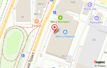 Мебельный магазин MiassMobili в Советском районе на карте