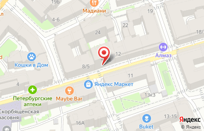 Торговая компания М-ПРОФИЛЬ в Петроградском районе на карте