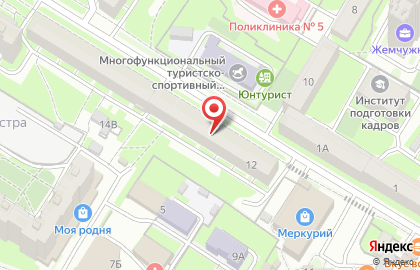 Военное ателье в Железнодорожном районе на карте