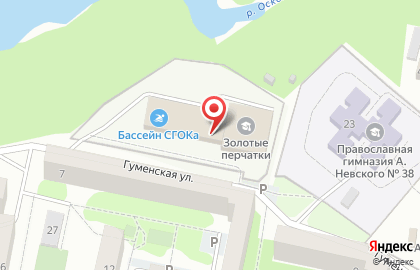 Бассейн в Белгороде на карте