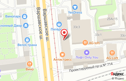 Пиццерия Domino`s Pizza на Варшавском шоссе на карте