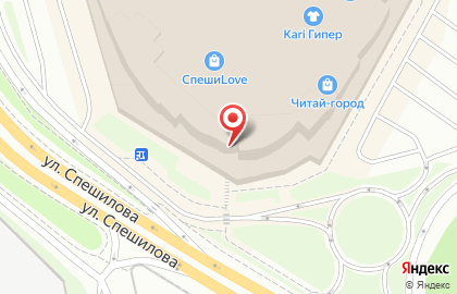 Центр доставки служба заказа товаров из IKEA на улице Спешилова на карте