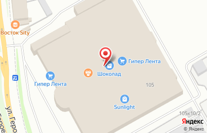 YNG на улице Героев Хасана на карте
