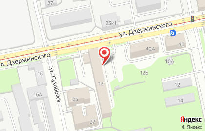 Печатный салон Граф на улице Дзержинского на карте