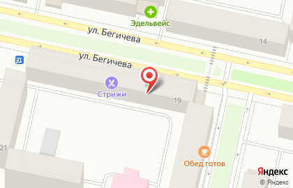 Магазин Белый медведь в Центральном районе на карте