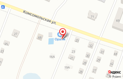 Оранж на Комсомольской на карте