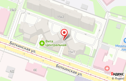 Салон красоты CITY STYLE на Боткинской улице на карте