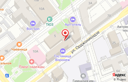 Учебный центр Госзаказ в РФ на улице Орджоникидзе на карте