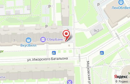 Киоск по продаже печатной продукции в Санкт-Петербурге на карте