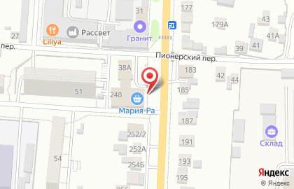 Киоск и магазин Союзпечать на Пролетарской улице на карте