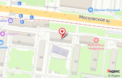 Ломбард КредитникЪ на Московском шоссе на карте