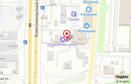 Агентство недвижимости Аккорд на Комсомольском проспекте на карте
