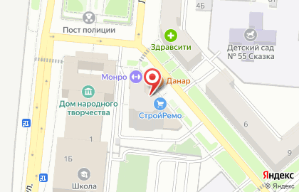 Магазин СтройРемо в Кирове на карте