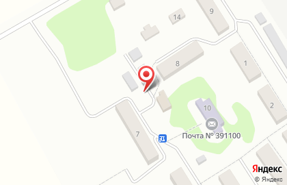 Продуктовый магазин в Рязани на карте