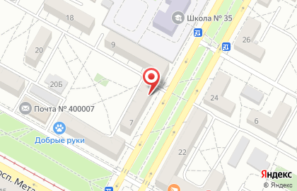 Ломбард Меридиан в Краснооктябрьском районе на карте