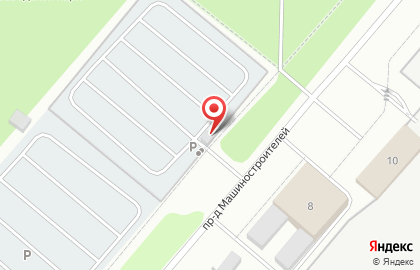 Автостоянка в Архангельске на карте