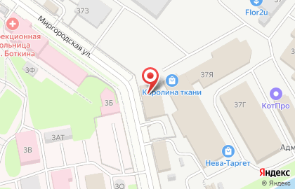 Шиномонтажная мастерская M50 на карте