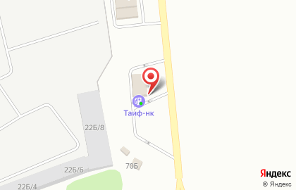 Таиф-нк азс на Молодёжной улице, 70 на карте