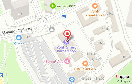 Барбершоп Volzh Street Barbershop на карте