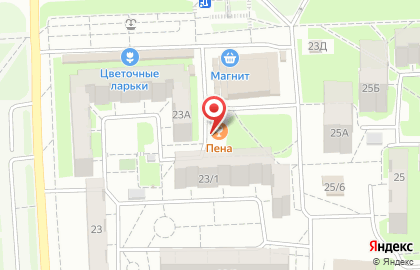 Пивная бар Пена на проспекте Гагарина на карте