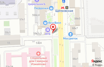 Бюро консалтинга и оценки Abko на метро Щёлковская на карте