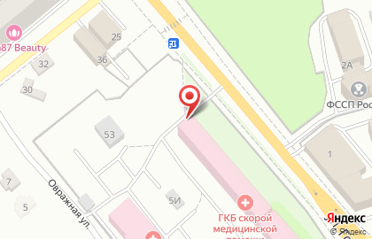 Городская клиническая больница скорой медицинской помощи во Владимире на карте