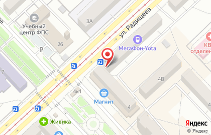 Мастерская по ремонту часов на улице Радищева на карте