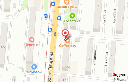 Кофейня Coffee Day в Челябинске на карте