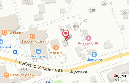 Марани Жуковка на карте