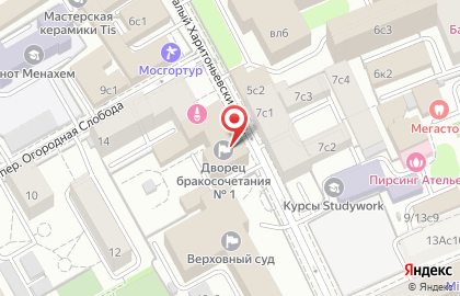 Архивно-информационный отдел, Управление ЗАГС г. Москвы на карте